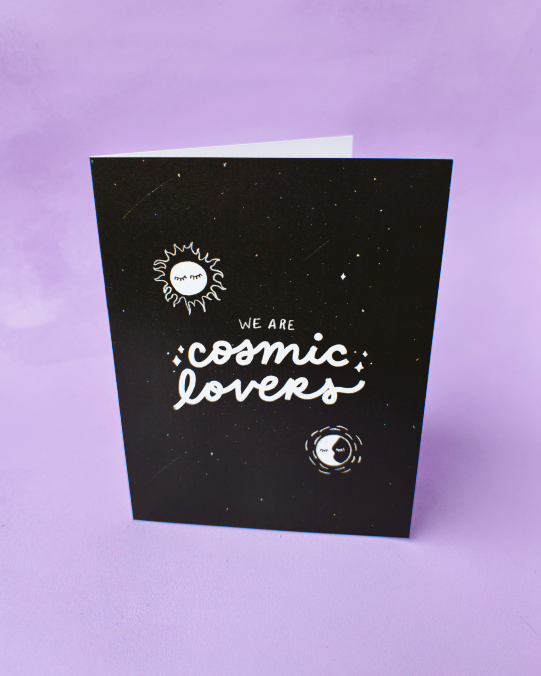 We Are Cosmic Lovers - Greeting Card