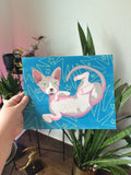 Funky Hairless Cat Print