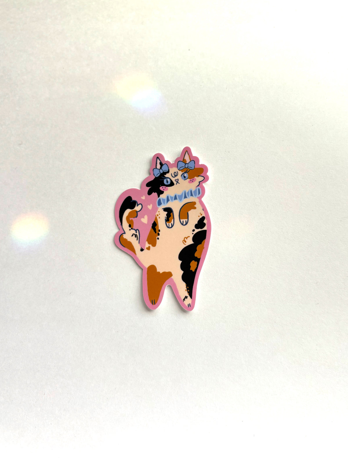 Cat Clown Vinyl Sticker