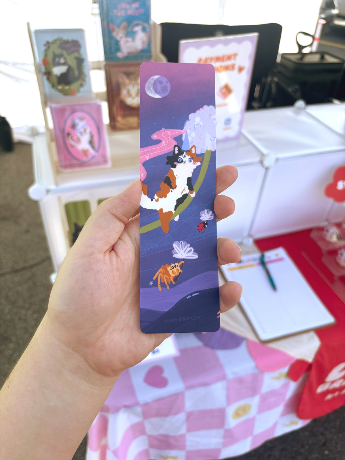 Calico Cat and Friends Bookmark