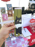 Fluffy Tuxedo Cat Bookmark