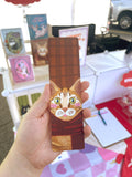 Fall Orange Cat Bookmark