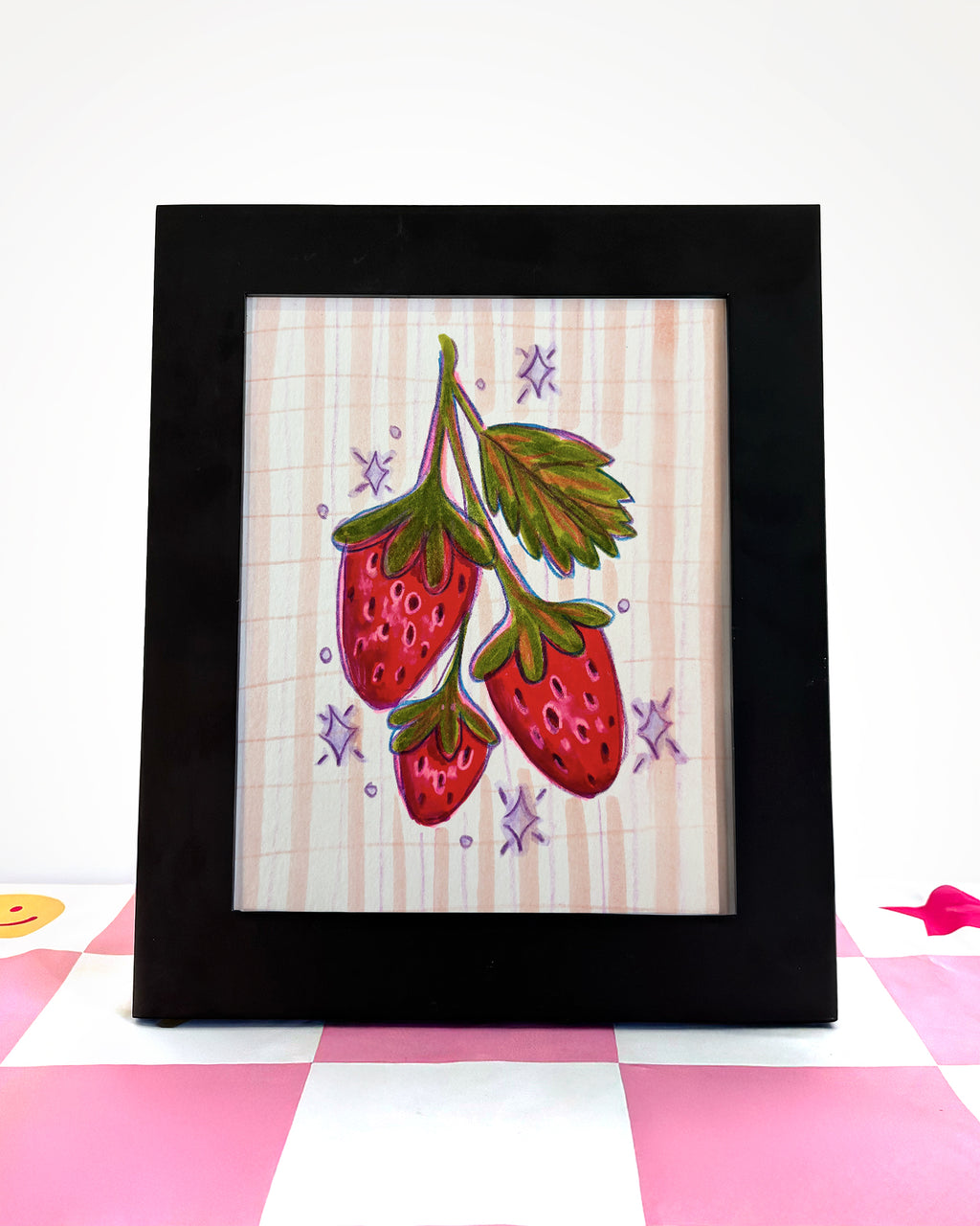 Strawberries Foodie Print