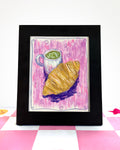 Matcha and Croissant Foodie Print