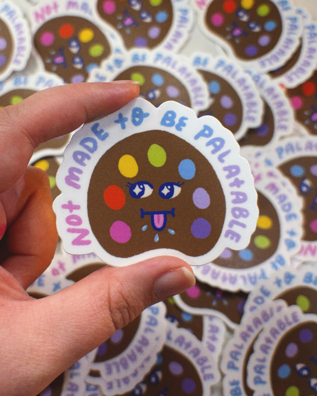 Not Palatable Vinyl Sticker