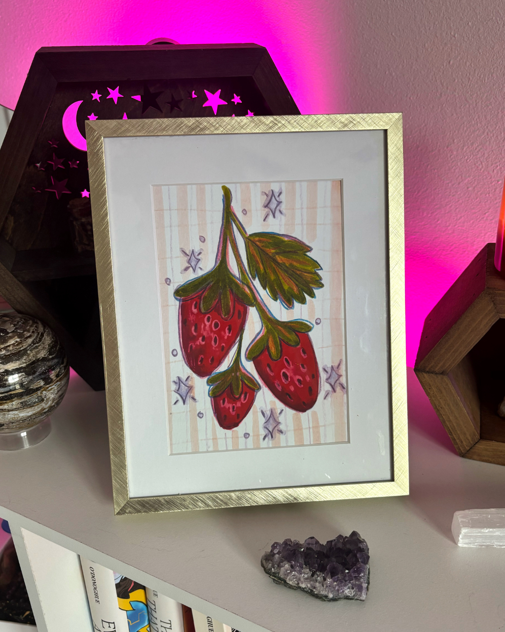 Strawberries Foodie Print